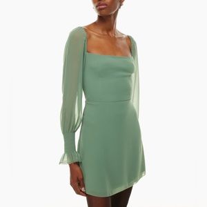 Aritzia Wilfred Emmylou Dress - Gallery Green